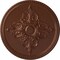 Ekena Millwork Milton Ceiling Medallion (Fits Canopies up to 7 7/8"), Hnd-Painted Copper Penny, 40 5/8"OD x 1 3/4"P CM40MICPS - alternate 1